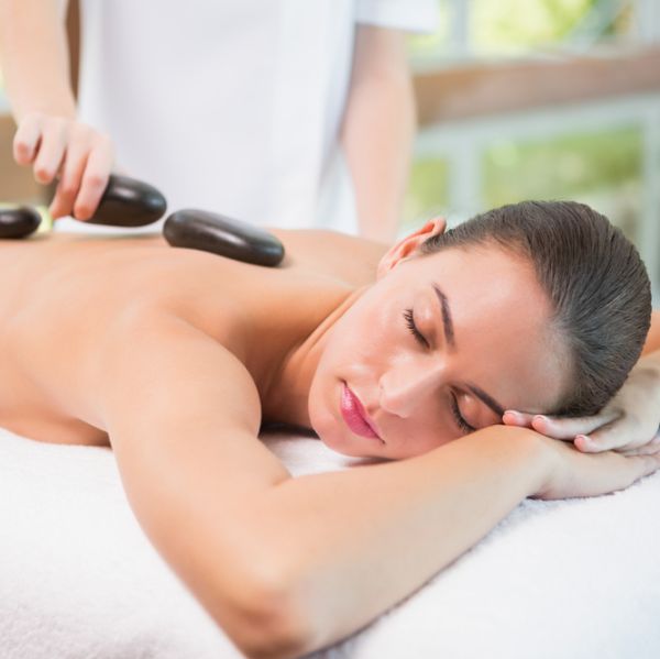 Hot stone massage