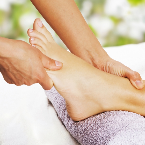 Paraffin foot treatment